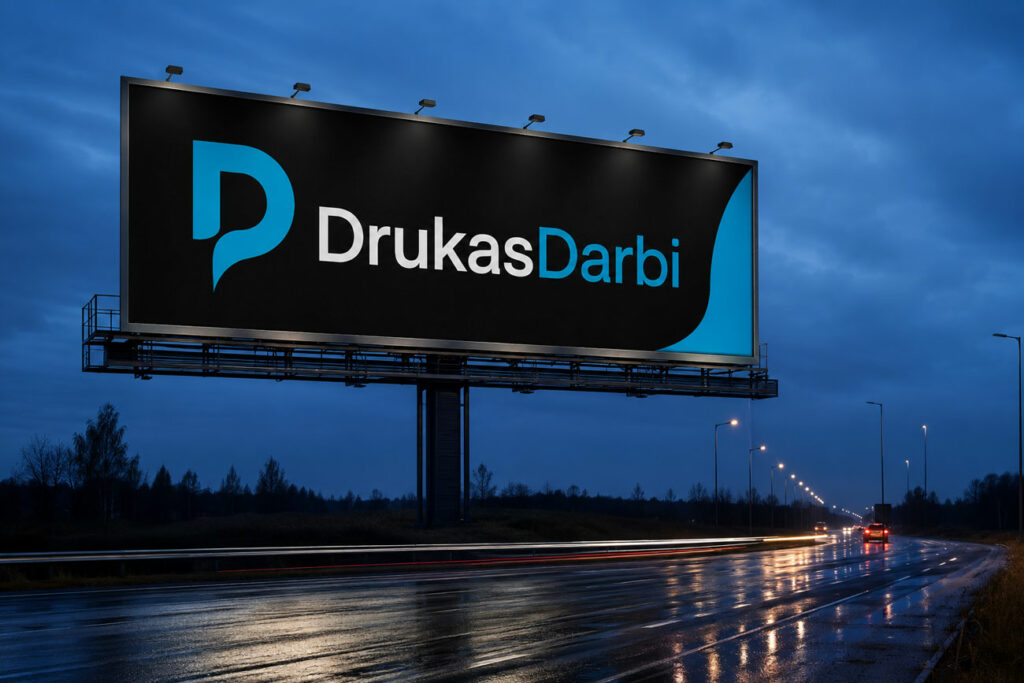 Lielformata druka vides reklamai