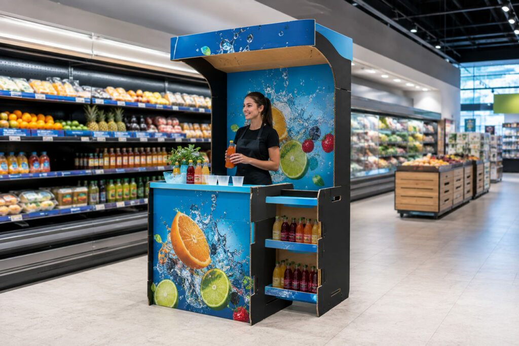 promo akciju kartona stendi